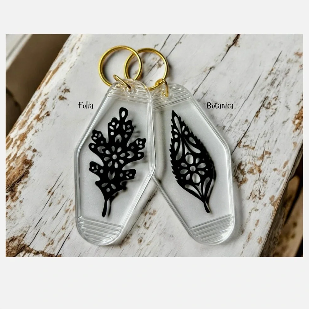 Retro Motel-Style Plant Keychains 8 Styles to Choose From! Multicolor - Picture 8 of 8